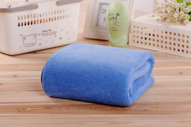 KTX-105427 Microfiber Hairdressing Towels in Various Colors - Soft and Absorbent Bath/Beach Towels