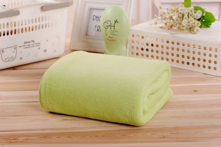 KTX-105427 Microfiber Hairdressing Towels in Various Colors - Soft and Absorbent Bath/Beach Towels