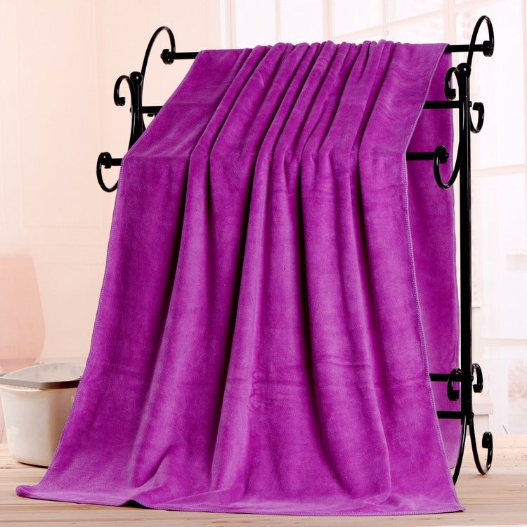 KTX-105427 Microfiber Hairdressing Towels in Various Colors - Soft and Absorbent Bath/Beach Towels