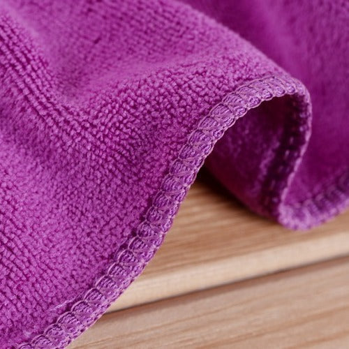 KTX-105427 Microfiber Hairdressing Towels in Various Colors - Soft and Absorbent Bath/Beach Towels