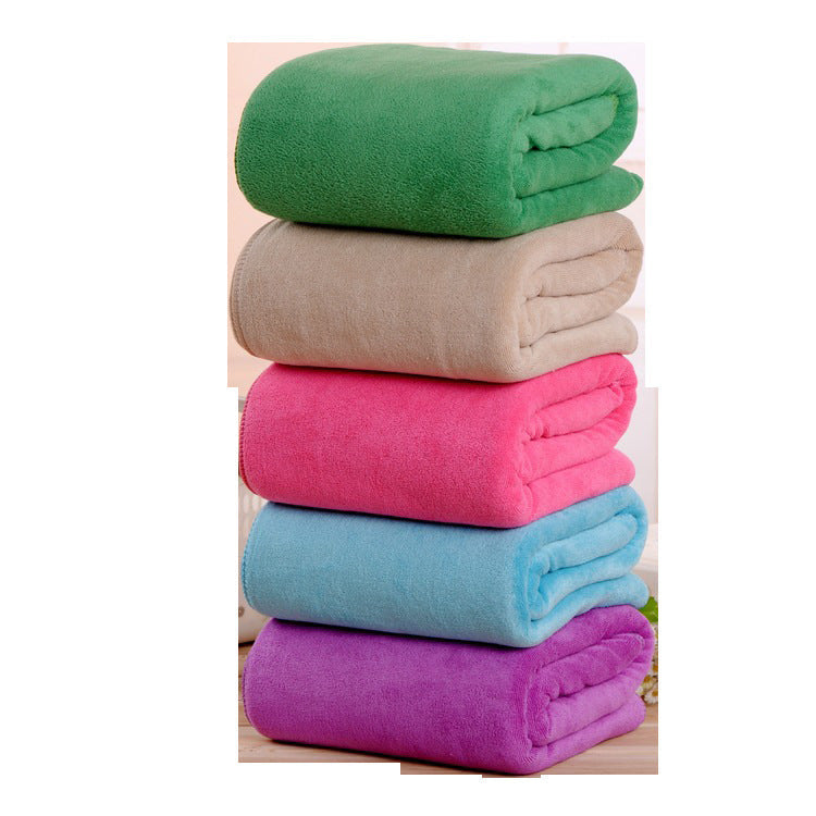 KTX-105427 Microfiber Hairdressing Towels in Various Colors - Soft and Absorbent Bath/Beach Towels