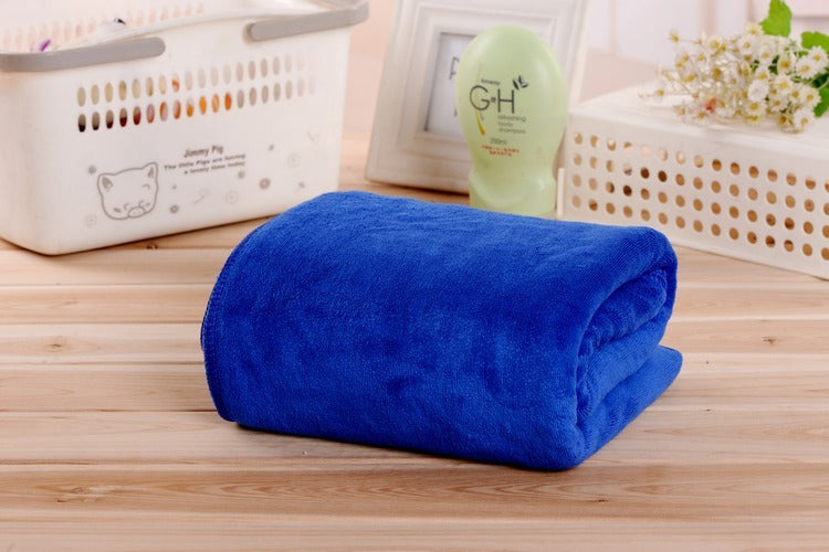 KTX-105427 Microfiber Hairdressing Towels in Various Colors - Soft and Absorbent Bath/Beach Towels