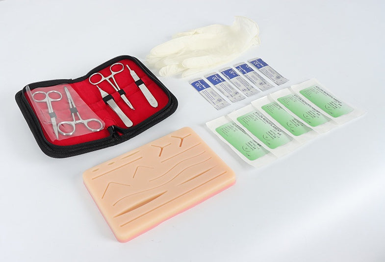 KTX-105683 Suture Practice Skin Model Tool Set for Medical Training and Education