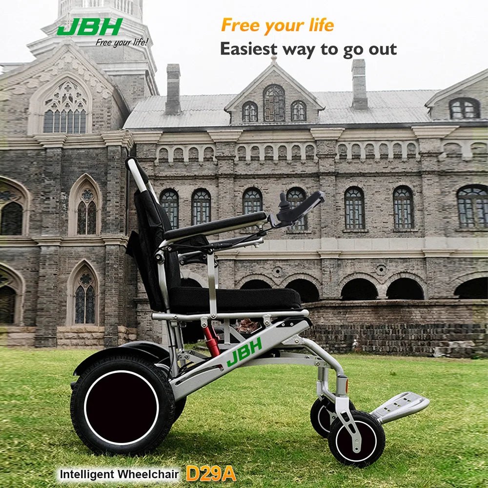 KTX-105875 Lightweight Electric Mobility Wheelchair with Removable Battery, Aluminum Alloy Frame, 20km Driving Range