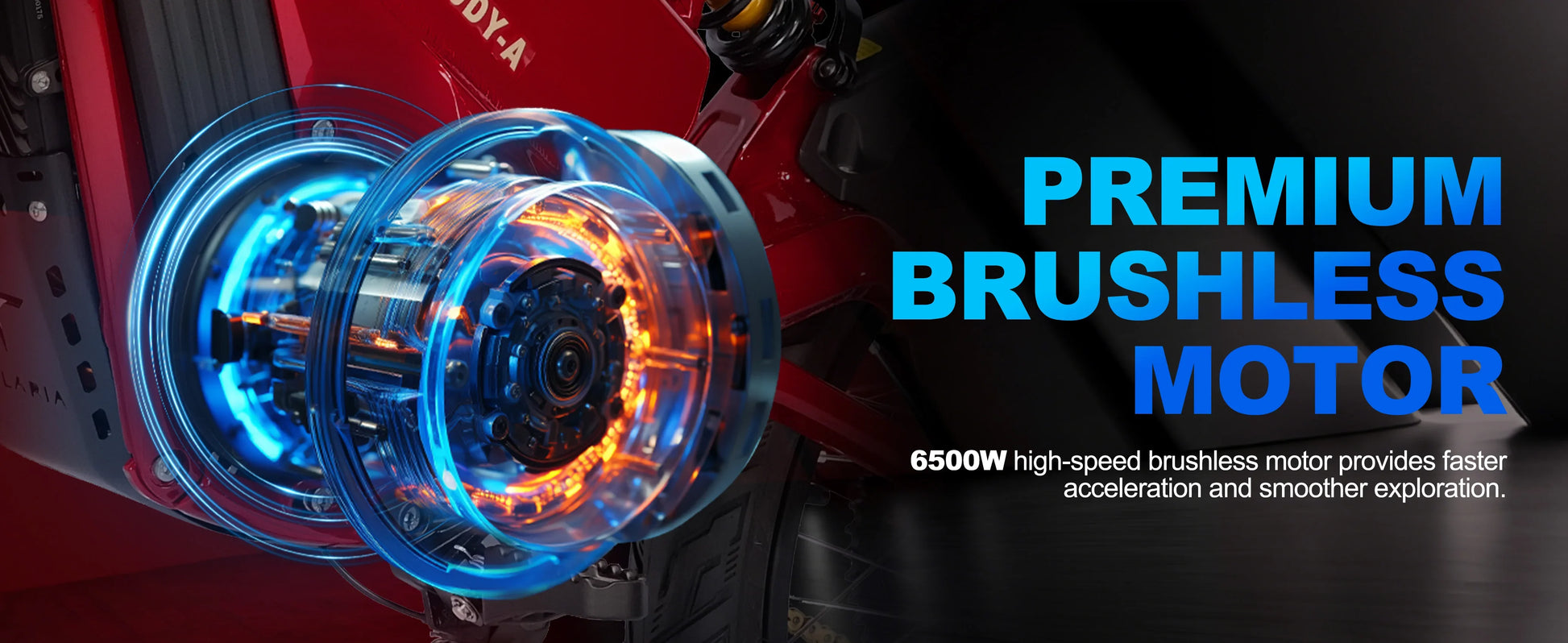 KTX-105939 Long Range 60V 40Ah Electric Off-Road Motorcycle with Dual Hydraulic Suspension and Oil Pressure Disc Brakes