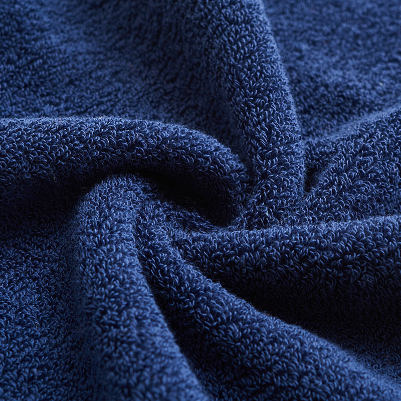 KTX-106579 Soft Pure Cotton Children's Towel in White, Pink, Blue, Gray, and Orange - Quick-Dry Square Design (34x33 cm)