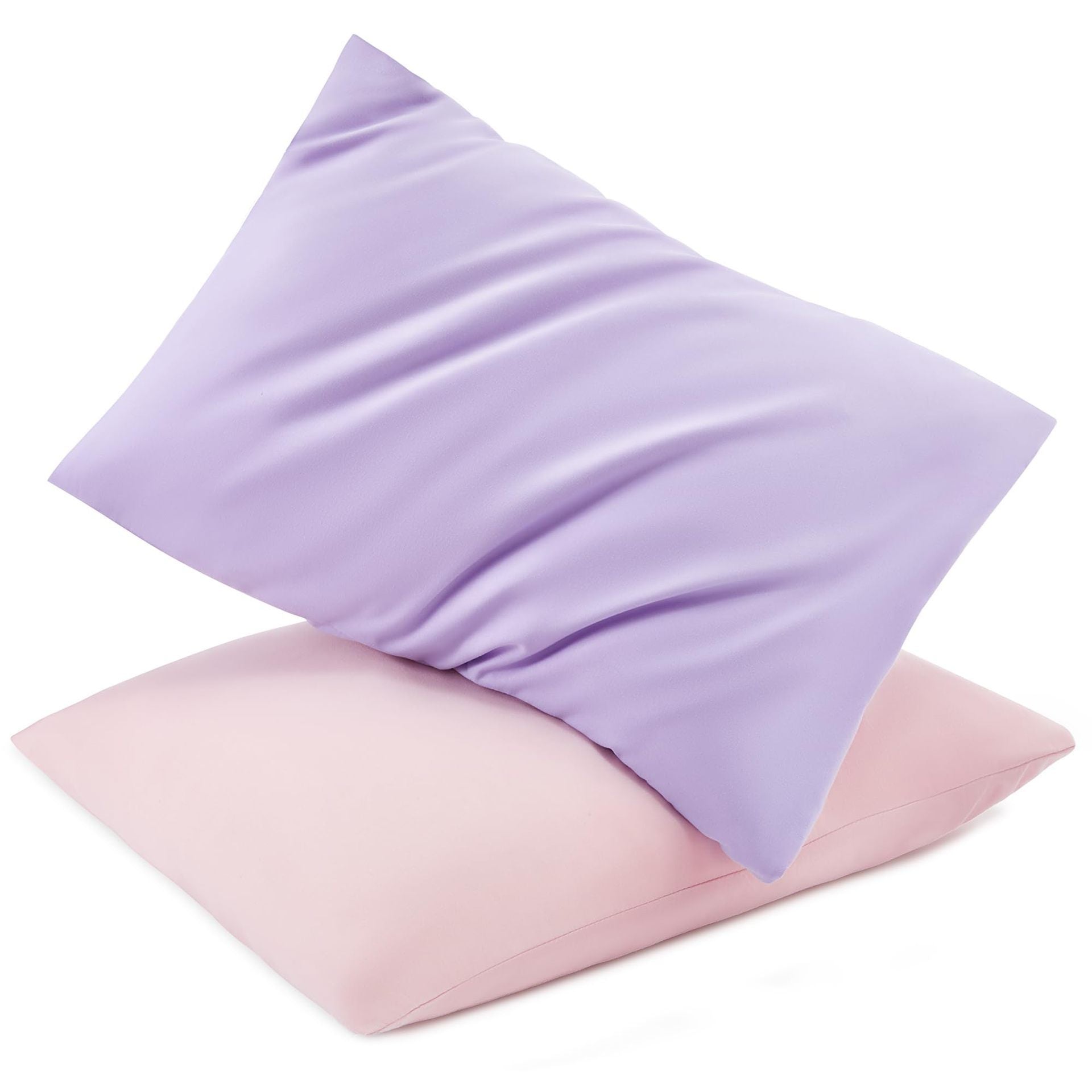KTX-107987 Soft Breathable Gauze Infant Pillowcase Set - Travel Size 33x45cm, 2-Piece Design