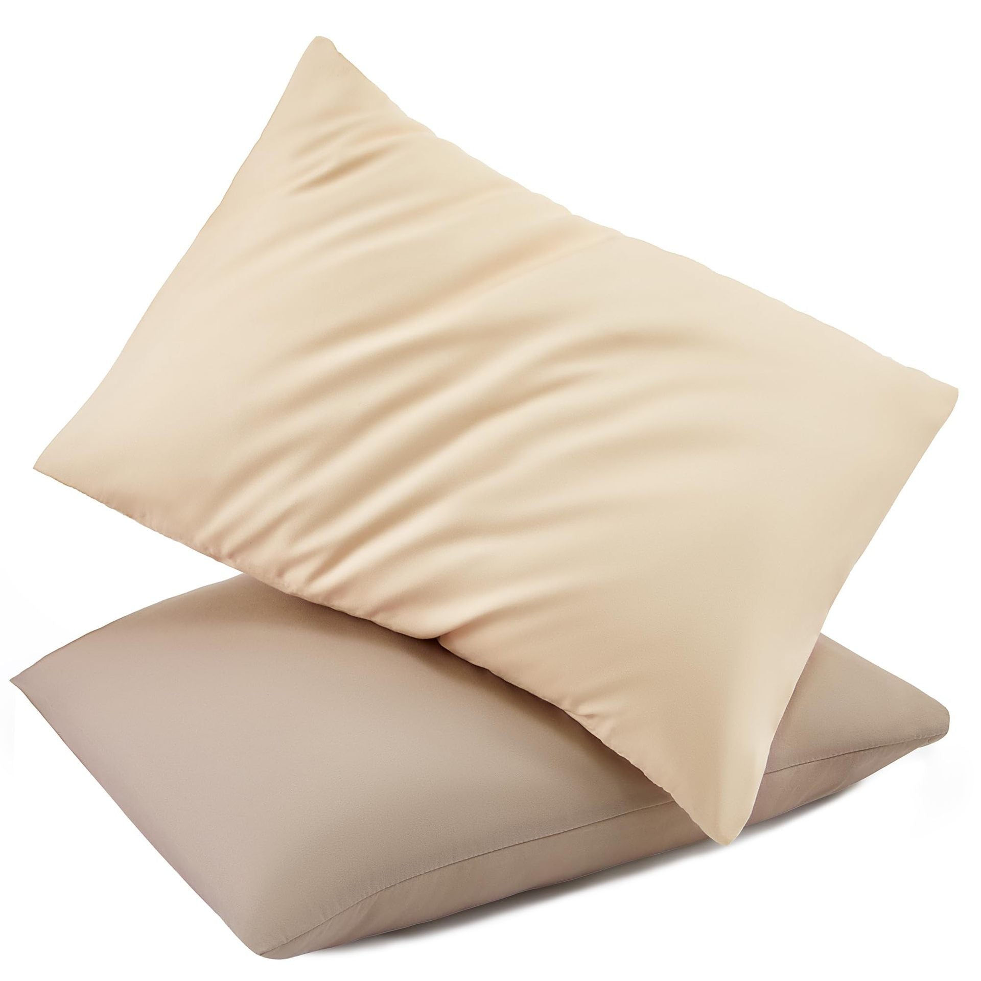 KTX-107987 Soft Breathable Gauze Infant Pillowcase Set - Travel Size 33x45cm, 2-Piece Design