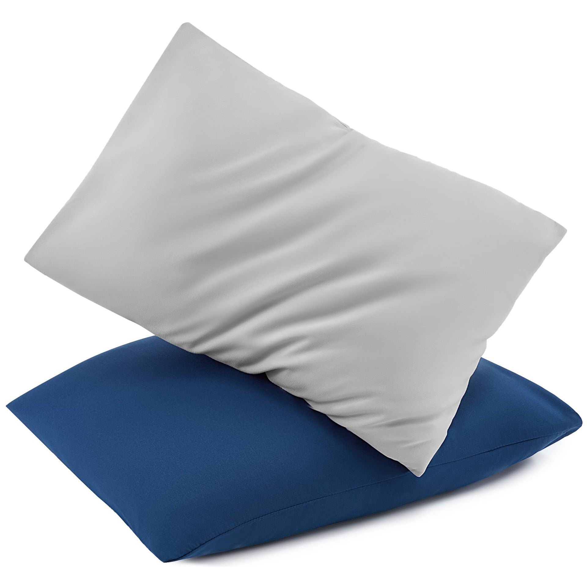 KTX-107987 Soft Breathable Gauze Infant Pillowcase Set - Travel Size 33x45cm, 2-Piece Design