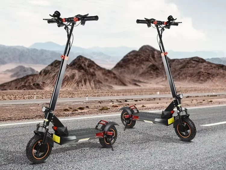 KTX-108179 800W Electric Folding Scooter with Full Suspension, 35-60KM Range, 45KM/H Max Speed, Waterproof, Unisex Design