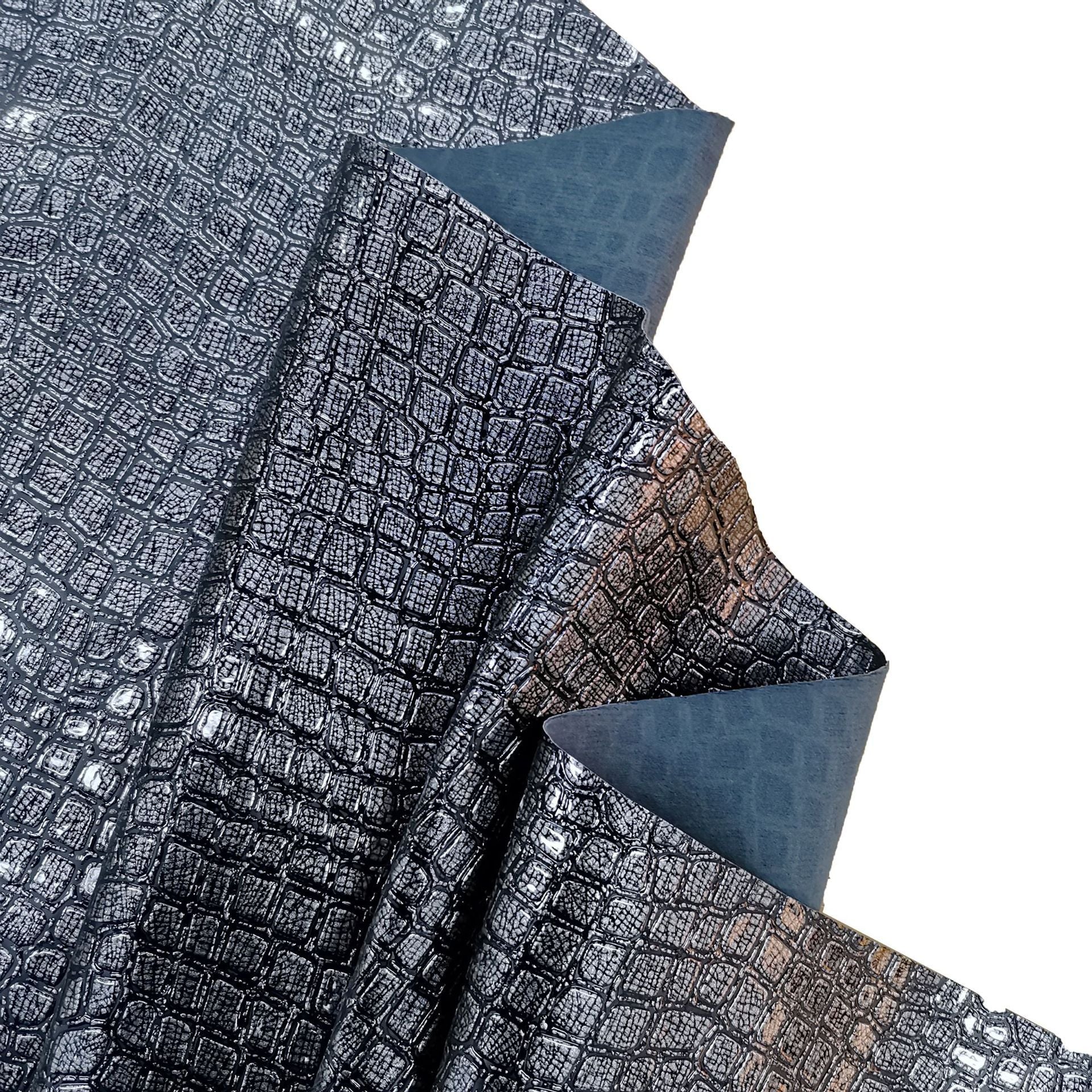 KTX-109139 Crocodile Textured PU Leather Handbag - Versatile Bright Color Options