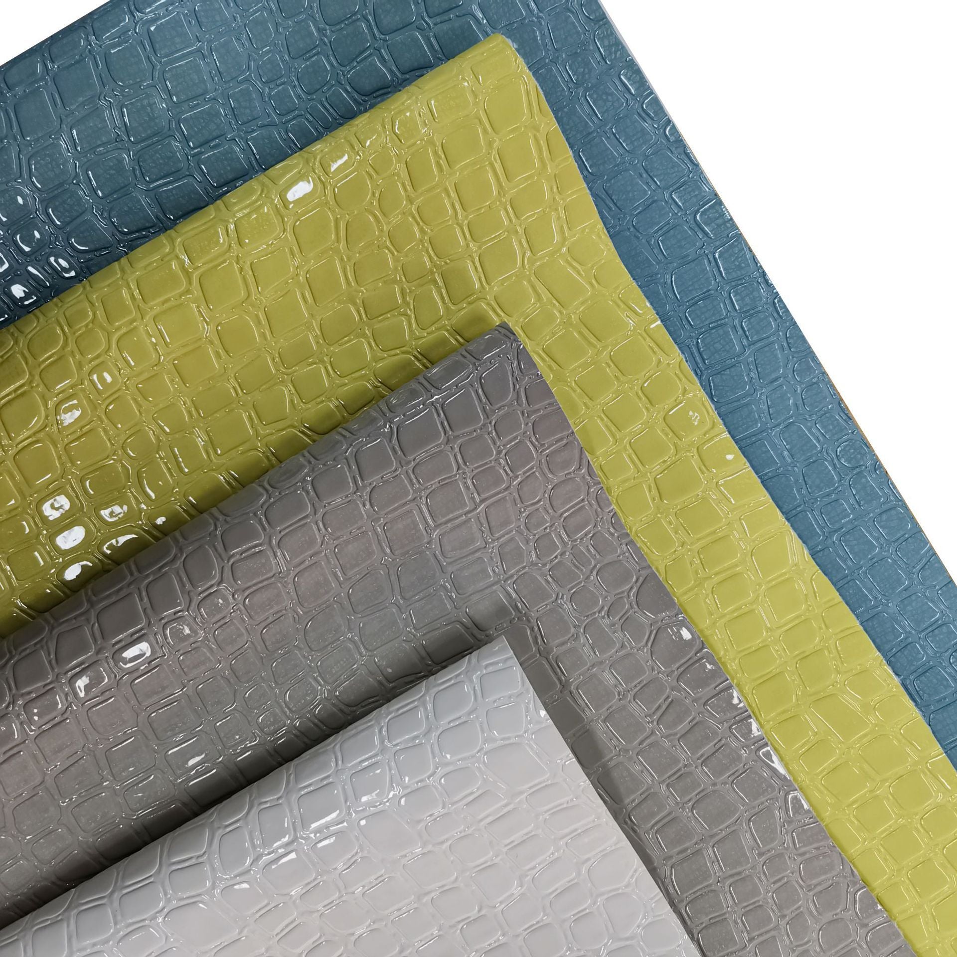 KTX-109139 Crocodile Textured PU Leather Handbag - Versatile Bright Color Options