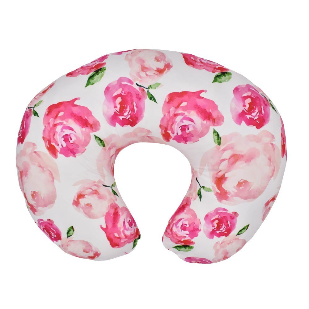 KTX-109139 U-Shape Multifunctional Baby Feeding Pillowcase in Soft Blended Fabric