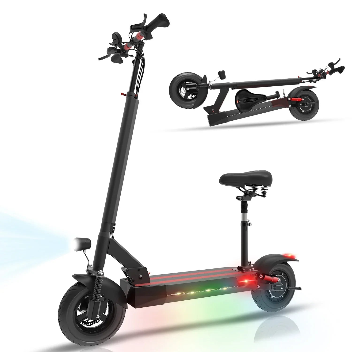 KTX-109331 1200W Electric Scooter for Adults | 55KM/H | 10-Inch Pneumatic Tires | Foldable | 60KM Range