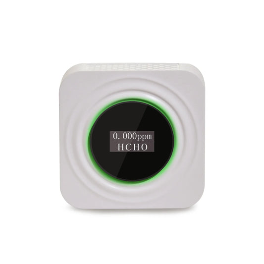 KTX-109651 6-in-1 Air Quality Monitor and Detector for HCHO, VOC, CO2, PM2.5 with LCD Display