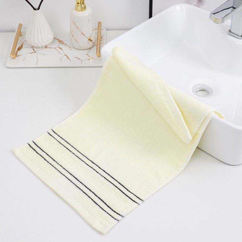 KTX-110035 Absorbent Cotton Towel - 32 Strand Double Silk, Size 37x75cm