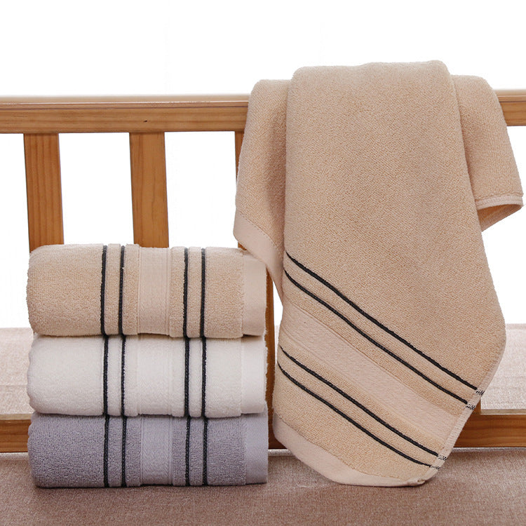 KTX-110035 Absorbent Cotton Towel - 32 Strand Double Silk, Size 37x75cm