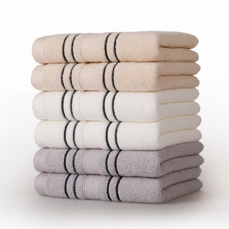 KTX-110035 Absorbent Cotton Towel - 32 Strand Double Silk, Size 37x75cm
