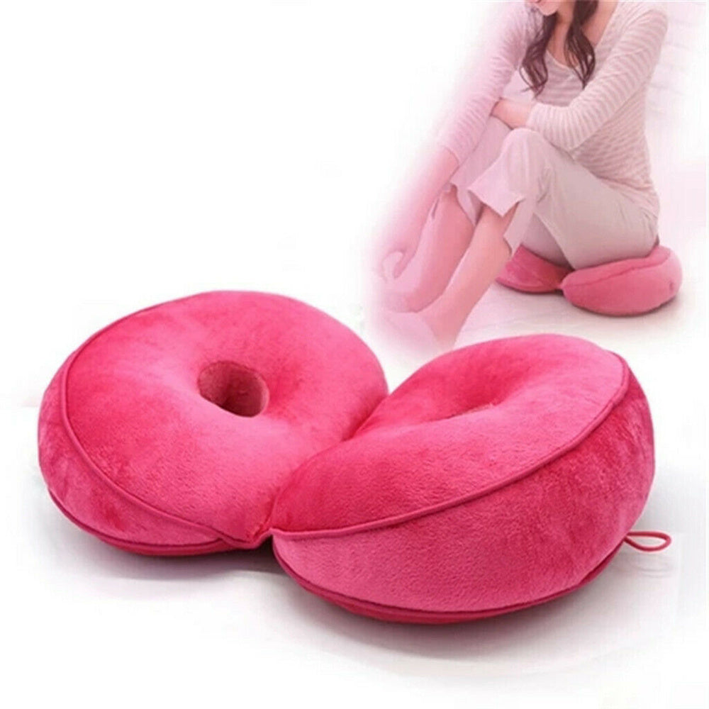 KTX-110291 Multifunctional Plush Hip Cushion with Memory Foam Filling - Modern Simple Design