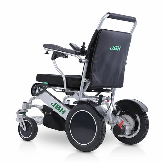 KTX-110483 Foldable Electric Wheelchair for Seniors and Disabled, Portable with Aluminum Alloy Frame, 120 kg Load Capacity, 20 km Range
