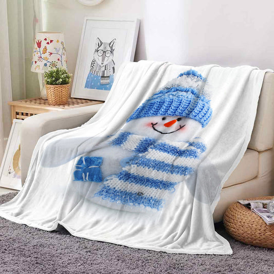KTX-110931 Super Soft Flannel Blanket - Warm Cartoon Print Toss Blanket in Various Sizes and Colors