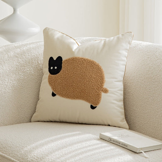 KTX-112659 Cute Cat Nordic Style Sofa Pillow Cushion in Various Sizes and Designs