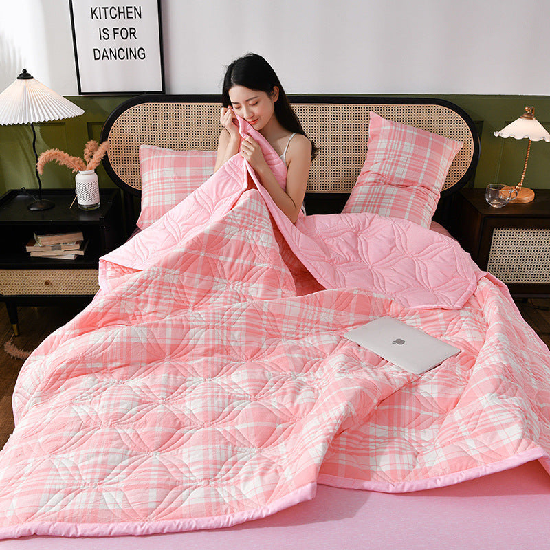 KTX-112915 Summer Cool Quilt in Washed Cotton - Air-Conditioning Comfort for Year-Round Use