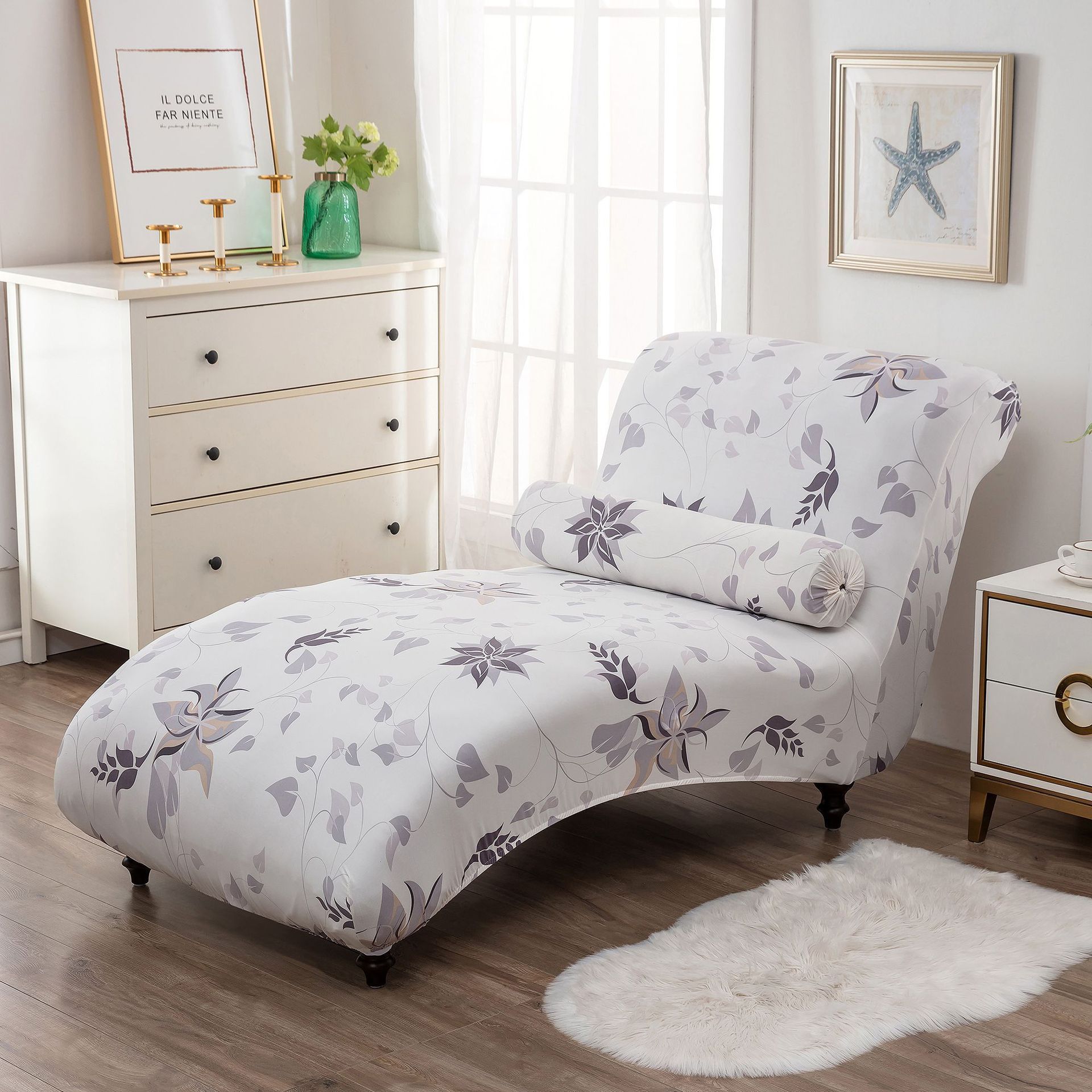 KTX-113811 All-Inclusive Stretch Armless Sofa Cover - Multiple Solid Color Options with Recliner Cover and Pillowcase