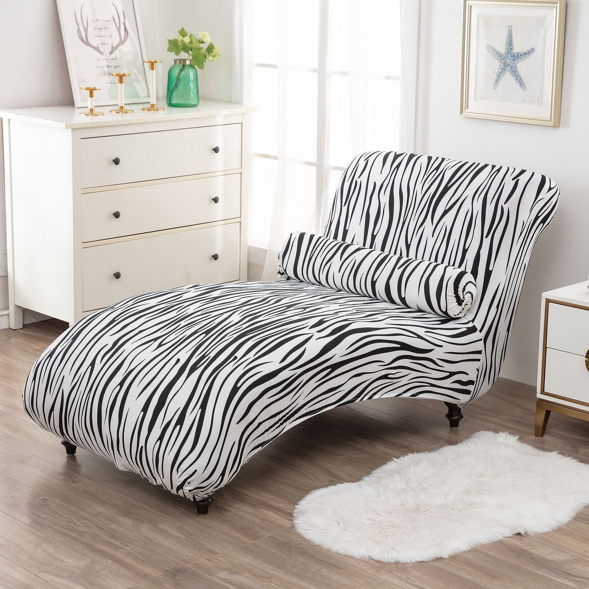 KTX-113811 All-Inclusive Stretch Armless Sofa Cover - Multiple Solid Color Options with Recliner Cover and Pillowcase