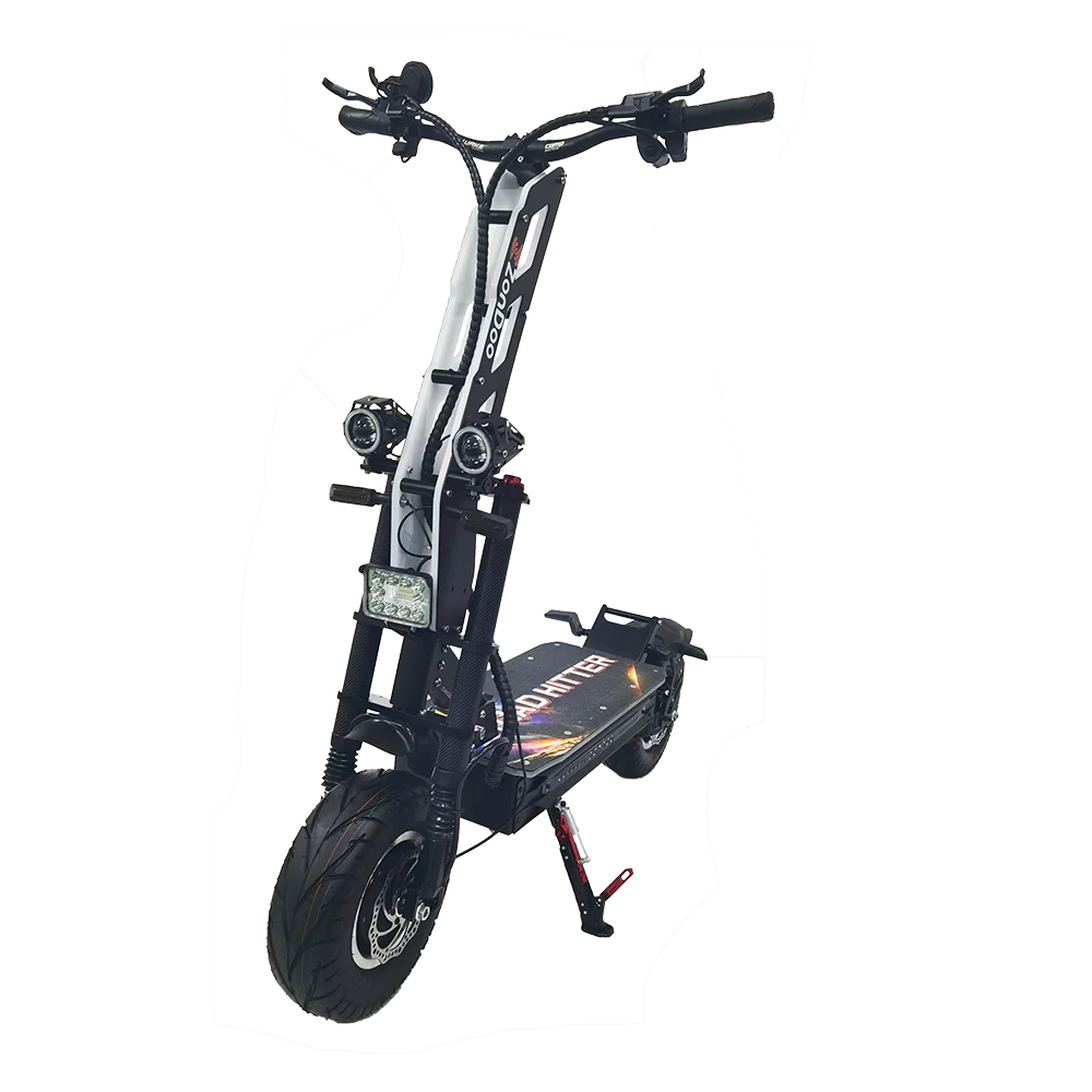 KTX-113939 72V Dual Motor Folding Electric Scooter, 4000W Power, Max Speed 68MPH, 13-Inch Tires