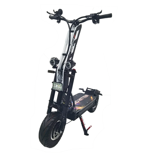 KTX-113939 72V Dual Motor Folding Electric Scooter, 4000W Power, Max Speed 68MPH, 13-Inch Tires