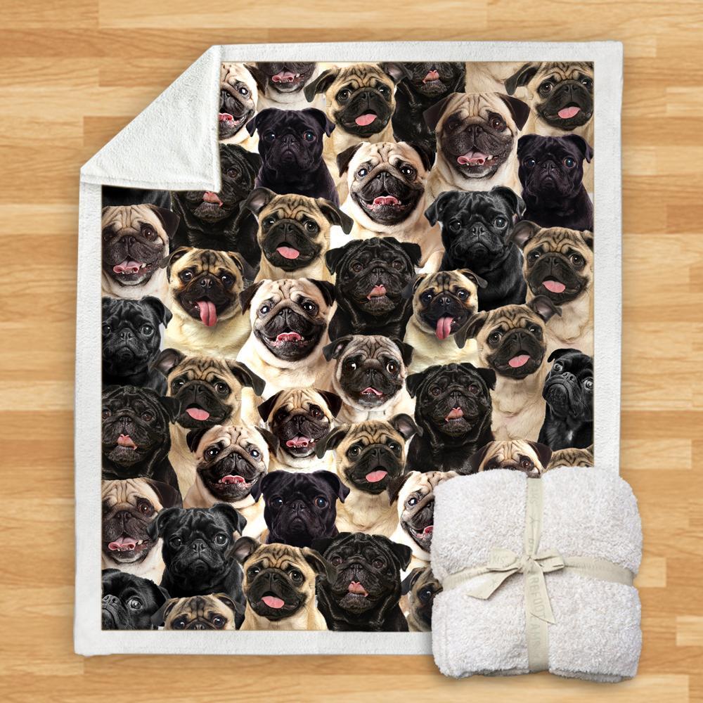 KTX-114067 Modern Printed Flannel Blanket for Pets - Multiple Sizes Available (120x150CM, 150x200CM)