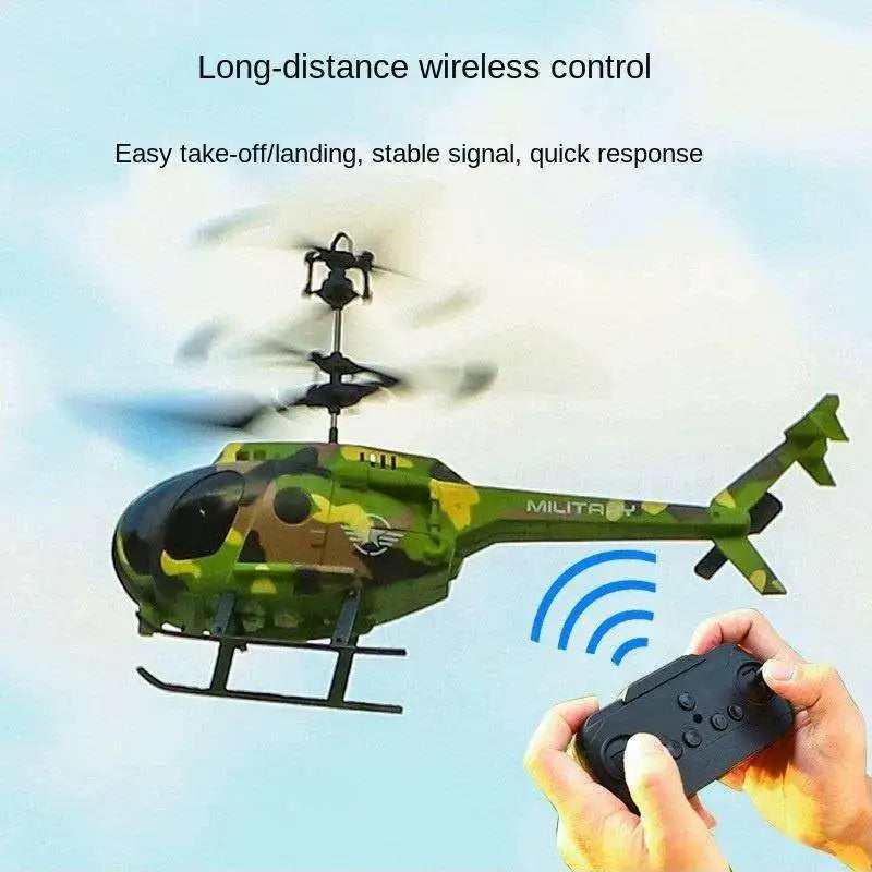 Mini RC Helicopter 2.5CH - Ready-to-Fly Indoor & Outdoor Fun Toy, Remote Control 30M Range