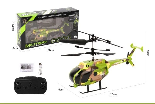 Mini RC Helicopter 2.5CH - Ready-to-Fly Indoor & Outdoor Fun Toy, Remote Control 30M Range