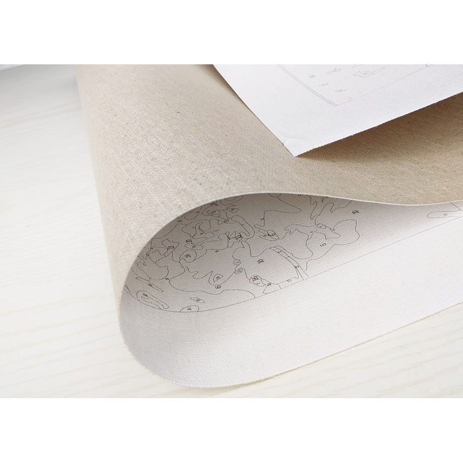 KTX-118291 Hand-Painted Frameless Roman Landscape Wall Art, Wine Theme, 40x50cm