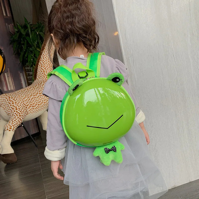 KTX-118611 Cute Cartoon Animal Plush Backpack for Kids - Versatile 2 in 1 Soft Stuffed Toy and Preschool Bag