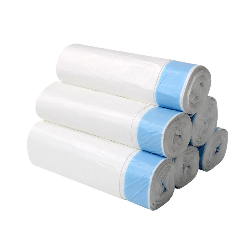 KTX-118803 Biodegradable Plastic Cat and Dog Poop Bags with Drawstring - Eco-Friendly Waste Disposal Solution