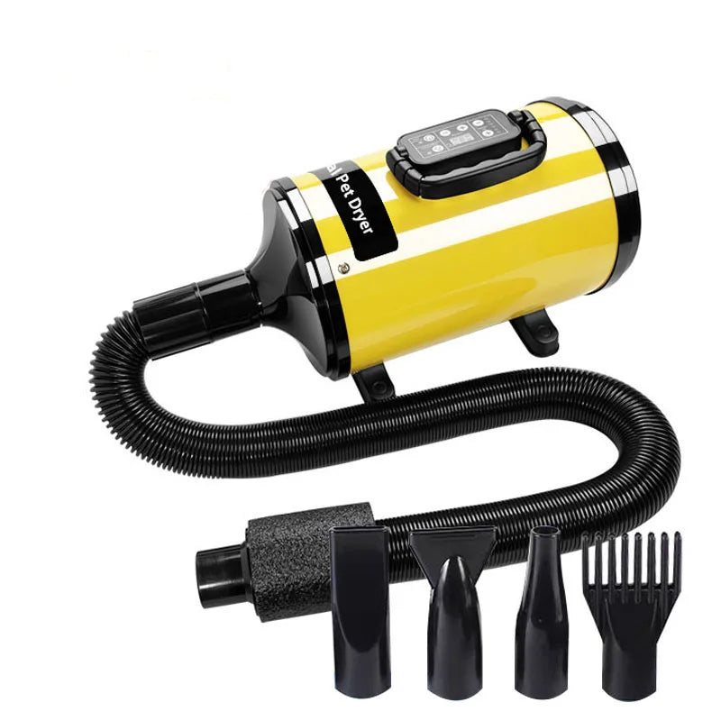 KTX-119763 Adjustable Speed Silent Pet Hair Dryer for Dogs and Cats, 220V, Multiple Colors Available