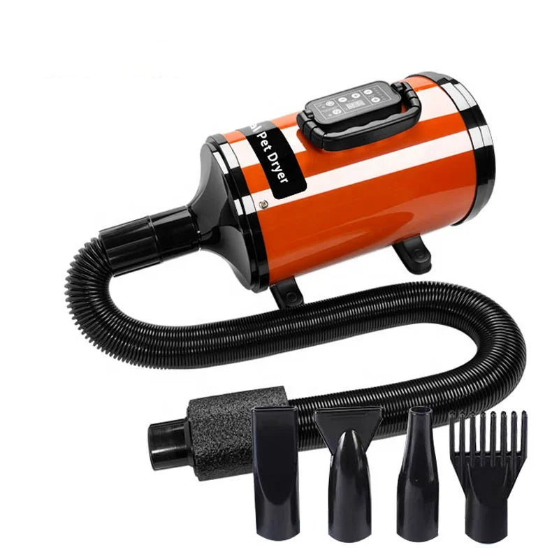 KTX-119763 Adjustable Speed Silent Pet Hair Dryer for Dogs and Cats, 220V, Multiple Colors Available