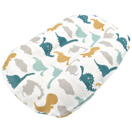 KTX-120467 Cotton Yarn Bionic Bed Change and Wash Cover - Dinosaur, Forest Animal, Japanese Banana Leaf Styles, 74x45cm