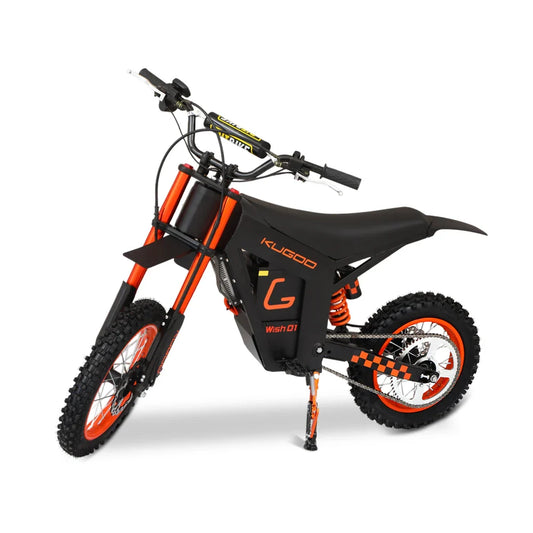 KTX-120595 Electric Off-Road Motorcycle 48V 21Ah with 14-Inch Front and 12-Inch Rear Wheels, Max Speed 50 km/h