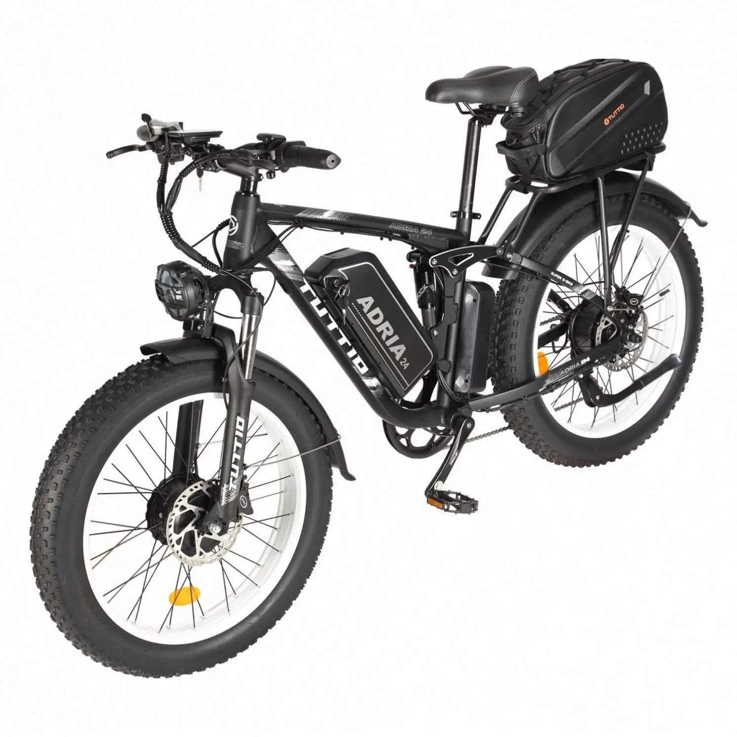 KTX-121363 4000W Dual Motor Electric Fat Tire Bike with Long Range 52V Battery and 7-Speed Gear System