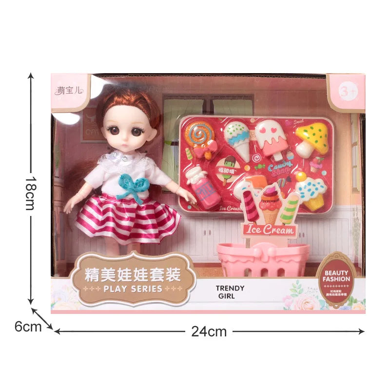 KTX-121491 Doll Playhouse Gift Set for Girls - Educational Toys for Ages 0-14