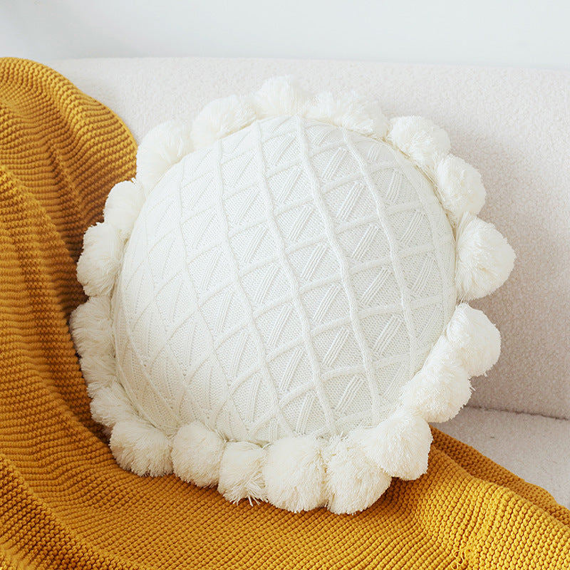 KTX-121619 Modern Minimalist Cat Embroidered Cushion - Available in Various Styles and Sizes