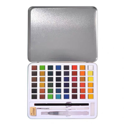 KTX-121747 Pearlescent Watercolor Paint Set - 24 Colors in Box, Includes Metallic and Pure Pearlescent Options