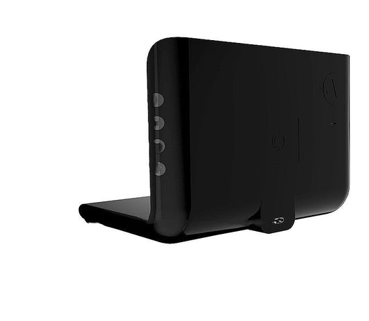 KTX-121875 Wireless Charging Alarm Clock with Temperature, Humidity, and Perpetual Calendar Features - Fast 10W Charge Capability