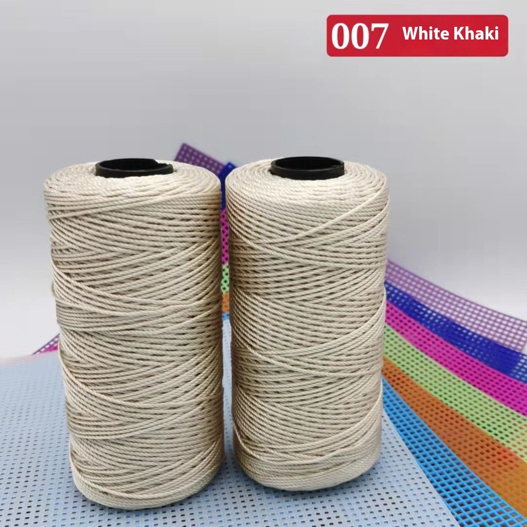 KTX-123795 Large Shaft Polypropylene Fiber Ice Silk Hollow Joint Wool Hook - 1.5mm Thickness, 100g Yarn