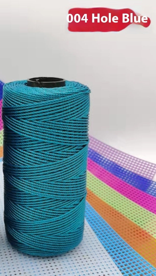 KTX-123795 Large Shaft Polypropylene Fiber Ice Silk Hollow Joint Wool Hook - 1.5mm Thickness, 100g Yarn