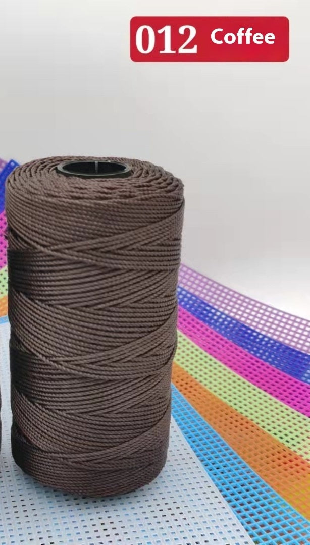 KTX-123795 Large Shaft Polypropylene Fiber Ice Silk Hollow Joint Wool Hook - 1.5mm Thickness, 100g Yarn