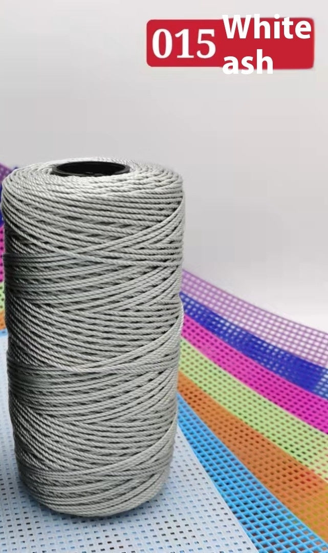 KTX-123795 Large Shaft Polypropylene Fiber Ice Silk Hollow Joint Wool Hook - 1.5mm Thickness, 100g Yarn